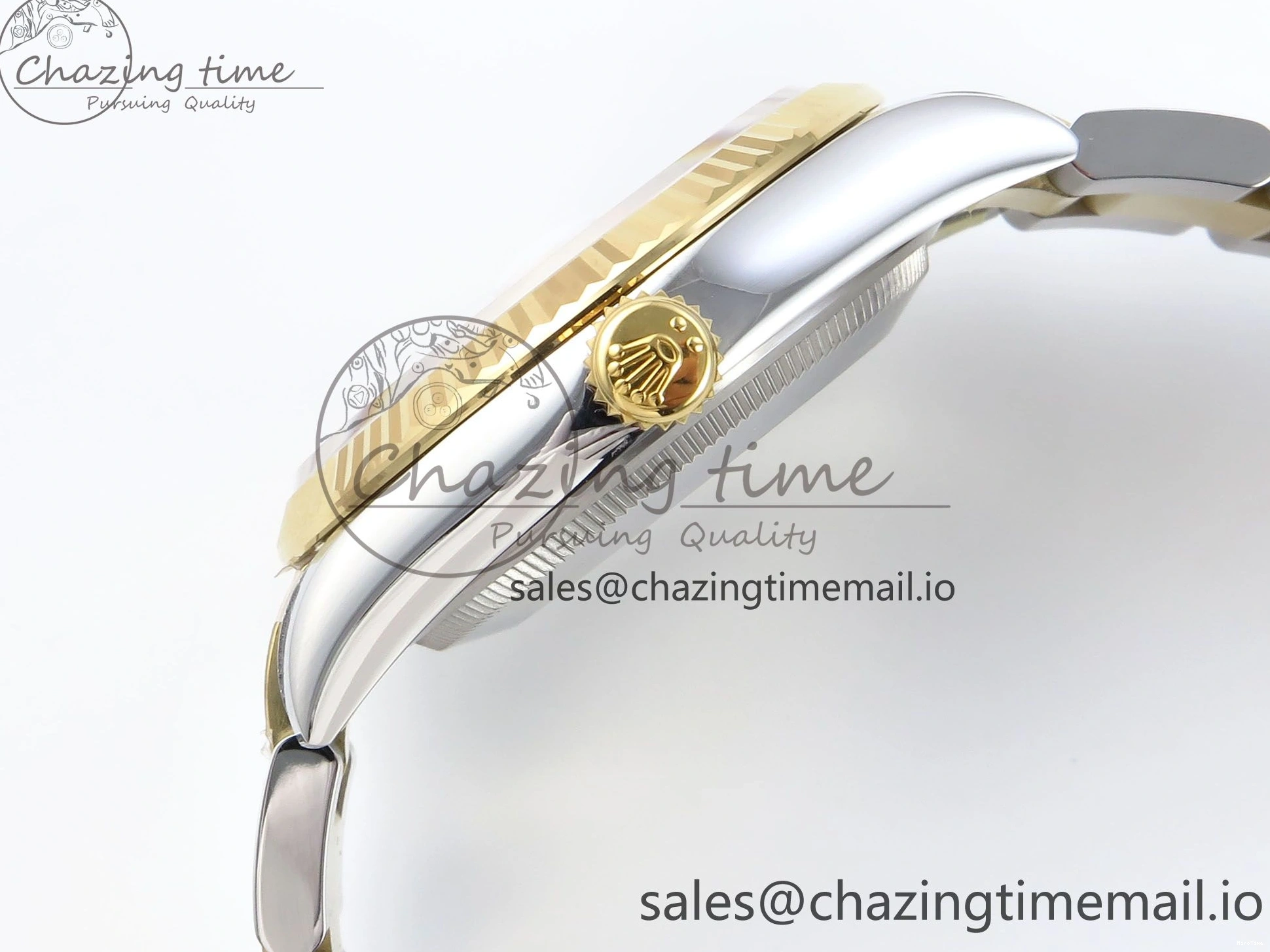 MiroTime 0418 SmartChoice DateJust 36 126233 EWEF Best Edition YG Stick Dial on SS YG Oyster Bracelet A 669